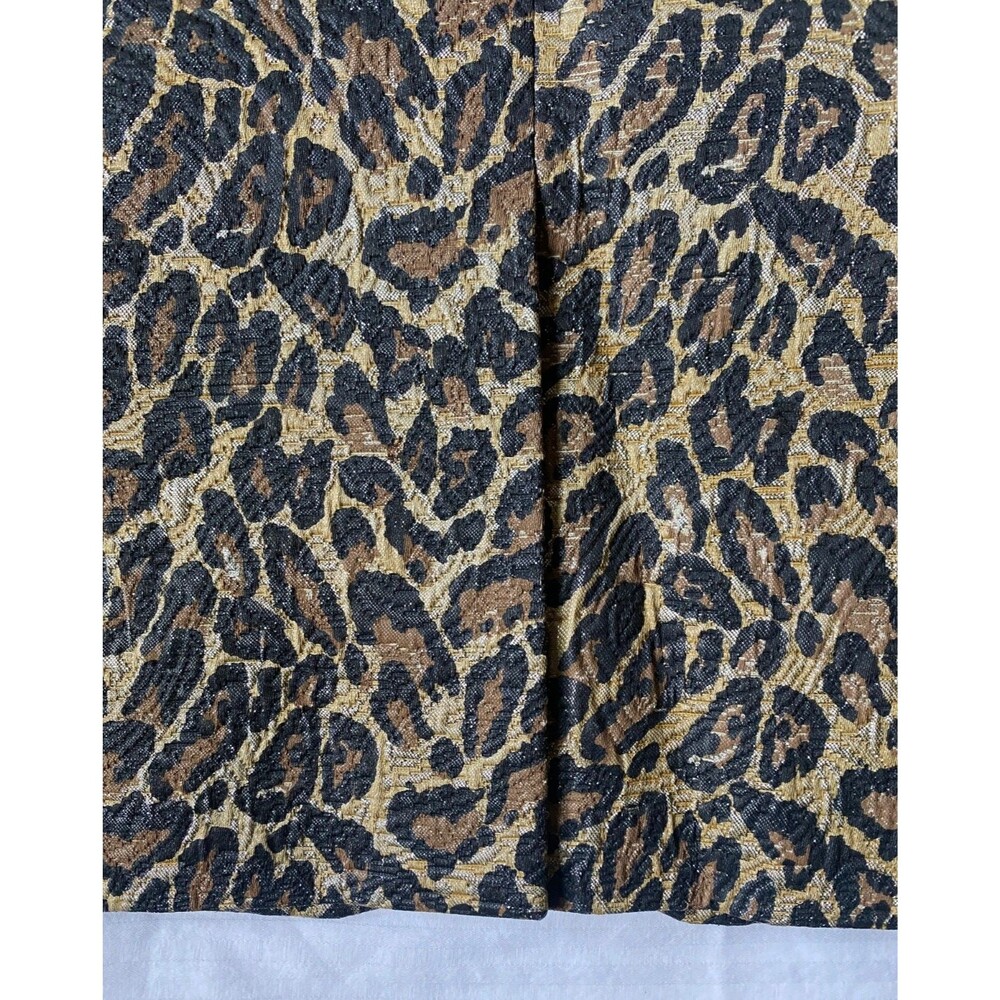 Zadig & Voltaire Deluxe Veda Leopard Rare Metallic Gold Brocade Blazer Sz S NWOT - Picture 9 of 13